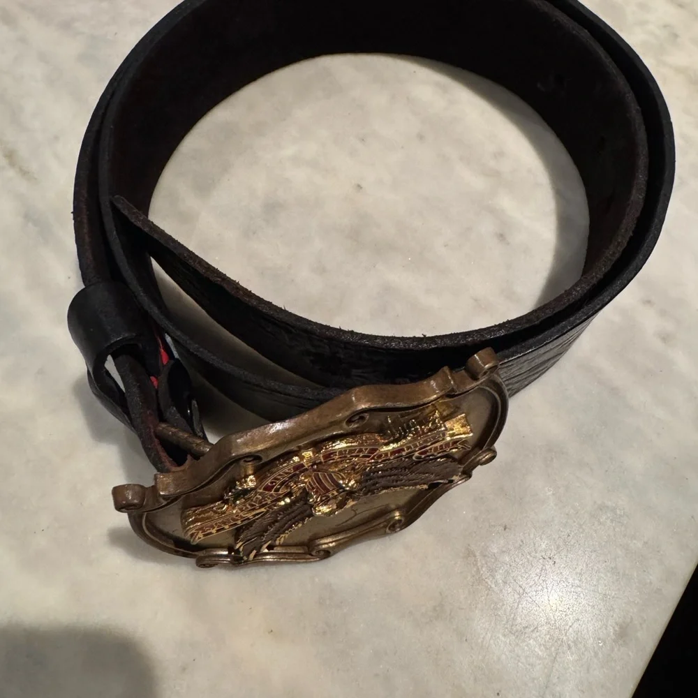 Vintage Brass Eagle Belt Buckle